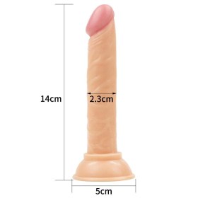 Realističan analni dildo sa graničnikom LVTOY00200-4